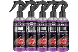 Abonda 3 In 1 Quick Coating Spray, High Protection Car Shield Coating, 2PCS Car Paint Repair Car Exterior Restorer Ceramic Spray Coating Quick Car Coating Spray Car Polish (5pcs)