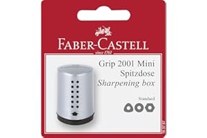 Faber-Castell 183700 – Simple Taille-crayon Grip 2001 Mini Mini taille-crayon Blister Spitzdose Mini Blister