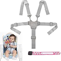 Cintura Sicurezza Passeggino Universale 3 Punti - Regolabile, Nylon, Per Seggiolone/Auto - Foto 5