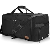 Haegs Foldable Travel Bag, Suitcase Suitcase Large Size Hand Luggage Bag Unisex For Men and Women, Shoe Split Week