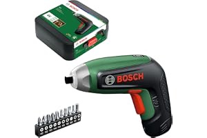 IXO 8 sladdlös skruvdragare (inkl. 10-delad bitssats och 4V batteri, i förvaringslåda)