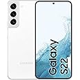 Samsung Galaxy S22 5G Mobile Phone 256GB Dual SIM Android Smartphone Phantom White (UAE Version)