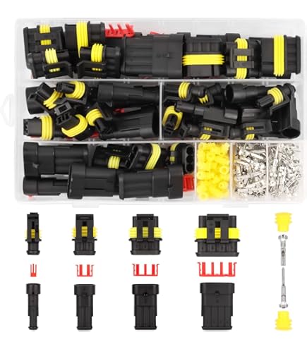 2 Pin Connettore Femmina E Maschio Impermeabile Con Pin S E - Foto 9