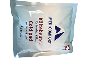 med-comfort® 4 Stück Kälte Sofort 15 x 17 cm Kompressen Kühlkompresse Sportkompresse Kaltkompresse Eiskompresse Kühlkompresse