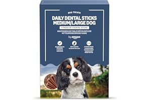 by Amazon Palitos Dentales de Uso Diario - Perros Medianos/Grandes, 4x270g (1.08kg)