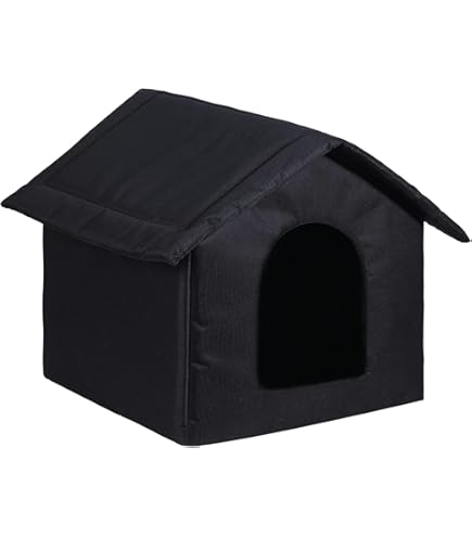 Outdoor Cat Shelter - Waterproof Foldable Pet House For Stray Cats & Small Animals