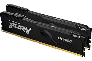 Kingston FURY Beast 32GB (2x16GB) 2666MHz DDR4 CL16 Memoria para Ordenadores de sobremesa Kit de 2 KF426C16BBK2/32