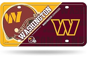 Rico Industries Unisex-Erwachsene MTG Metallanhänger, Washington Commanders, 12" x 6"