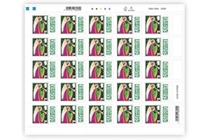 25 x 2nd Class Stamps Royal Mail Christmas 2025 Sheet Barcoded