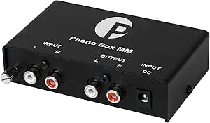 Pro-Ject Phono Box MM, Phono preamplifier with metal case and special low-noise ICs