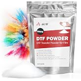 A-SUB DTF Powder, 1kg Transfer White Powder, Sublimation Hot Melt Adhesive, Works with DTF Film and Printer for Digital Print