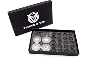 ‎TESVOLUTION Tesvolution® Radnabenabdeckung für Tesla Model 3 2017-2023 - Aero Radkappen Radmutternset mit Abdeckung für Mitte Nabenabdeckung Nabendeckel Radnabenset Radnabenkit