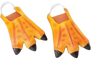 BRISTOL NOVELTY Yellow Chicken Feet Shoes for Adult (1 Pair) - Eye-Catching Design, Perfect Accessory for Parties, World Book Day, Animal Themed Events, & Outdoor Fun Halloween Halloween