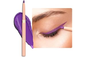 OULAC Lápices de Ojos Mate, Twist-up Purple Eyeliner, Altamente Pigmentado y Suave, Fórmula Resistente al Agua y de Larga Duración, Vegano y Libre de Crueldad (08) Well-dressed