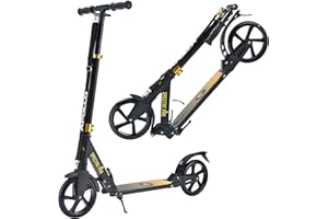 Apollo Monopattino XXL Wheel 200 mm - Spectre PRO è Un Monopattino City Scooter di Lusso con Doppia Sospensione, City-Roller XXL Pieghevole e con Altezza Regolabile, Monopattino