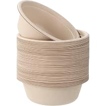 CYEER 150 Einweg-Suppenschalen – 500 Ml, Aus Baga Produktbild-Vorschau 3