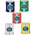 D-fix® Vastu Color Floor Tapes, Vastu Tape Vastu Dosh Remedy/Vastu Correction for WC Toilet and Entrance (4Inch Wide, 25 Meter Length Approx) (RED, WHITE, YELLOW, GREEN, BLUE)