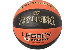 Spalding – TF-1000 Legacy – Balón Baloncesto - Size 7 - Baloncesto – Aprobada por ACB - Material ZK Composite - Indoor y Outdoor - Anti-Deslizante – Excelente Agarre