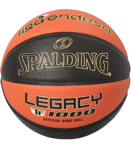 Pallacanestro Spalding Euroleague TF-500 - Taglia 7, Arancione, Pelle Composita - Foto 7
