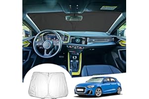 GAFAT Compatible con Audi A1 8X 2010–2018 / A1 GB 2019–2025 Parasol para Parabrisas Interior, A1 2023 Parabrisas lunas delanteras Protección Solar, Enfriamiento, Protección UV, A1 Accesorios