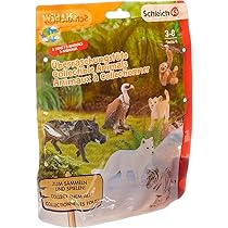 Schleich Wild Life Flash Cards 9-Piece Animal Playset - Educational Toys For Kids Ages 3-8