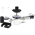 Hamilton Beach 5 In 1 Stainless Steel Hand Blender, Powerful Turbo Boost With Variable Speeds, Chopper, Mixer, Food Processor, Smoothie Maker, 160 Watts, 59769G-Sau, 2 Year Limited Warranty