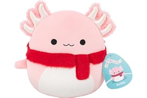Squishmallows Original 7.5-Inch Archie the Pink Axolotl | Collectable Cute Plush Toy, Cuddly Toys for Children, Soft Toys, Cute Teddies Suitable for Girls and Boys Ages 3