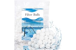UNIDEAL Filterballs für Sandfilteranlagen, 900g Filterbälle Pool Filter Balls Sandfilter Ersetzen 32KG Filtersand für Pool Sandfilter, Schwimmbad Filteranlage, Filterpumpe, Aquarium