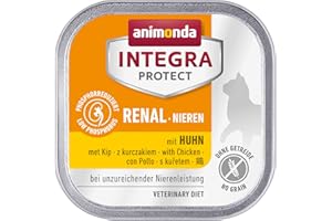 animonda Integra Protect Nieren Katzen, Nassfutter bei Niereninsuffizienz, mit Huhn, 16 x 100 g