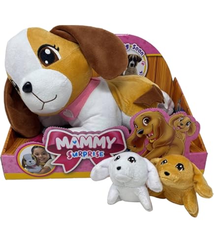 Mammy Dog Surprise Peluche - Cane Con Cuccioli, Gioco Sorpresa Per Bambini - Foto 11
