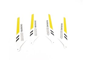 EFASO Pale del rotore Giallo per elicottero S107G anche compatibile con Revell 23982