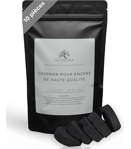 Pastilles De Charbon De Bois Bambou 50mm Bijos - Allumage Rapide Pour Encens, Narguilé Et Fumage
