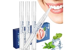 MALLBAOLA Stylo Blanchiment Dents (4 Stylos), Gel Blanchiment Dentaire Professionnel, Kit de stylo Blanchissant pour des Dents Blanches et Éclatantes, Blanchisseur de Dents Instantané qui Élimine Taches