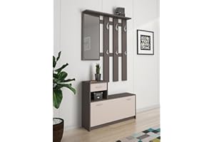 CALITAN FURNITURE FACTORY SP Z O.O. Mobile da Ingresso Ken in Laminato Cobalt Grey E Cashmere