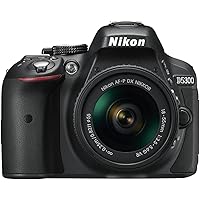 Nikon D5300 DSLR Camera with AF-P DX NIKKOR 18-55 mm f/3.5-5.6 G VR Lens (Black)