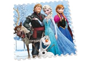 Diset - 46841 - Puzzle - Tapis Mousse Reine Des Neiges - 9 Pièces