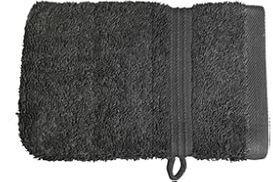 ‎JULIE JULSEN Julie Julsen Waschlappen in 23 Farben erhältlich weich und saugstark 500gsm Öko Tex Anthrazit 15 x 21 cm