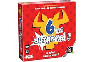 Gigamic - Six Qui SURPREND, AMZIX Jeu de Carte A PARTIR DE 10 ANS