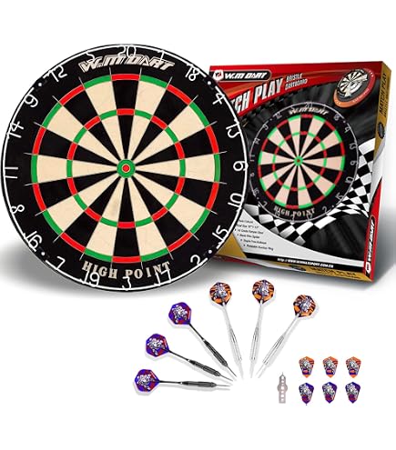 Anneau De Protection WIN.MAX Pour Cible Fléchettes - Surround Noir Anti-Ricochet