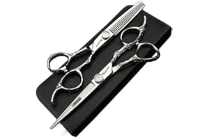 Sharonds High Class Ciseaux à cheveux 6 pouces Cheveux Professionnel Ciseaux de coupe Thining Ensemble de ciseaux