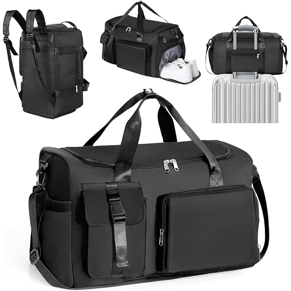 Sac De Sport 35L Avec Compartiment Chaussures étanche - Multifonction (bandoulière Amovible) Pour Gym, Voyage, Rando