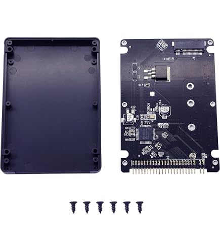 Produktbild von JZK MSATA-zu-SATA-Adapter – Kleiner Konverter Für MSATA-SSDs Auf SATA, Plug & Play, Unterstützt Windows, Mac, Linux