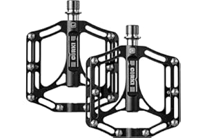 Corki Cycles Pedali bici da strada Pedali MTB in titanio Pedali piattaforma Pedali bici ultraleggeri antiscivolo 9/16 pollici per MTB BMX E-Bike City Bike