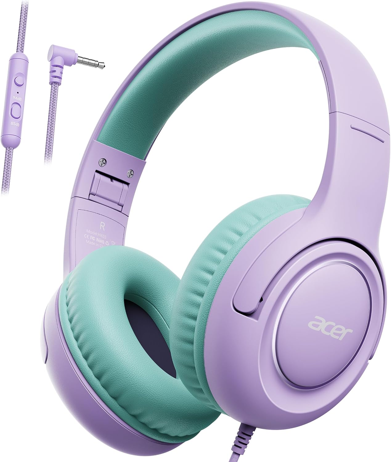 Technische Daten & Spezifikationen : Acer Kopfhörer Kinder mit 3 5 mm Kabel 85 94d