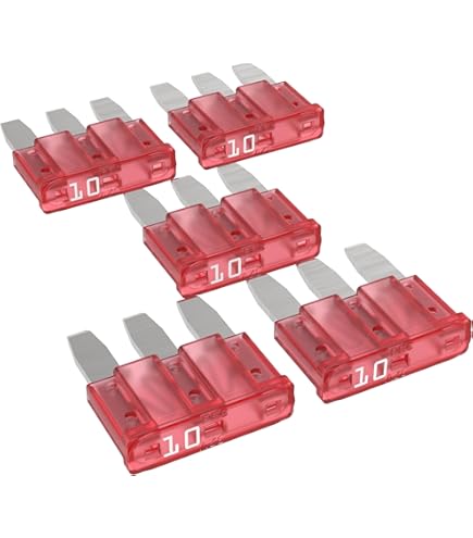 YINETTECH 20 Stück RV 5A-15 AMP APT ATR Micro 3-Pin-Einsatzsicherung Micro3 Flachsicherungs-Sortimentsset für Auto LKW Automobilbeleuchtung