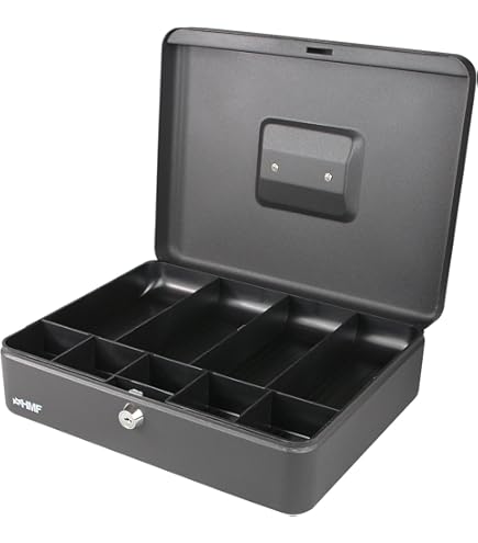 Cassetta Portavalori Antracite Con Serratura - 200x160x90 Mm, Ideale Per Negozio O Casa - Foto 10