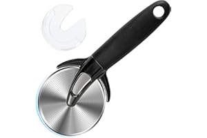 Navani Pizza Cutter, Stainless Steel Pizza Cutter Wheel, Easy to Cut and Clean, Dishwasher Safe,Super Sharp Pizza Slicer, Professional Pizza Knife 8.5 Inch, 2023050601