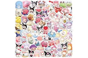 CANVERLENS Autocollants 120 pièces pour bouteilles d'eau ordinateur portable planche à roulettes, cadeau d'autocollant mignon pour enfants adolescents étanche