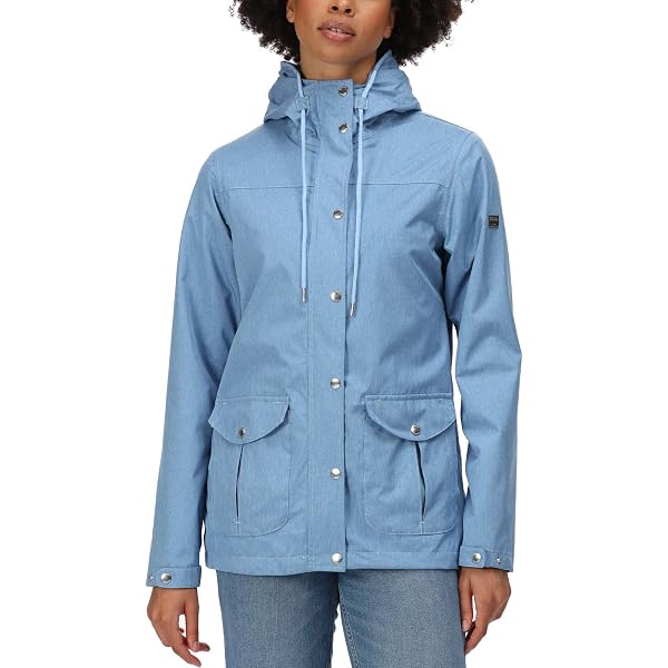Veste Imperméable Femme Regatta Hamara IV - Tissu Isotex 10000 - Respirante, Capuche Réglable - Pour Randonnée, Outdoor - 6