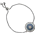 Mehrunnisa Quality Round Turkish Evil Eye with Crystals Bracelet